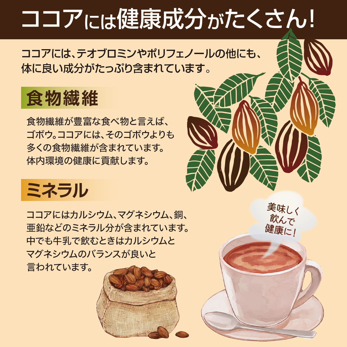 ChieX ココア ―トリゴネリン入りミルクココア― | 健康食品