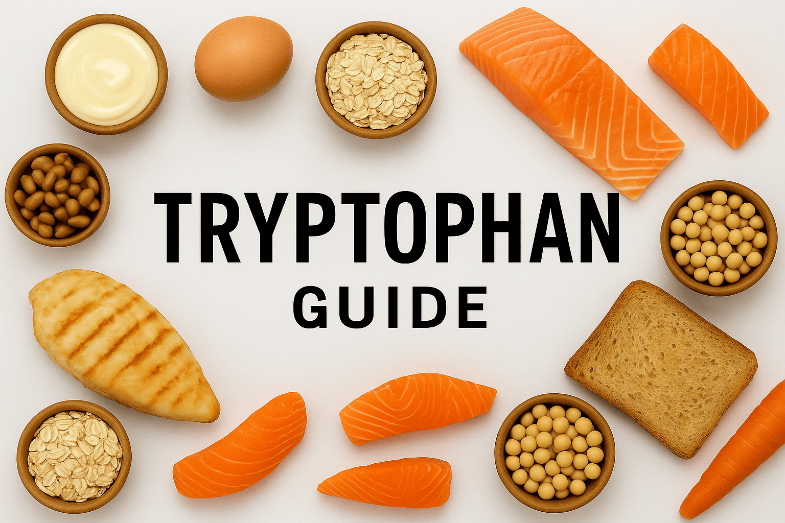 トリプトファンとは？効果・食品・摂取量・サプリ・副作用まで解説
